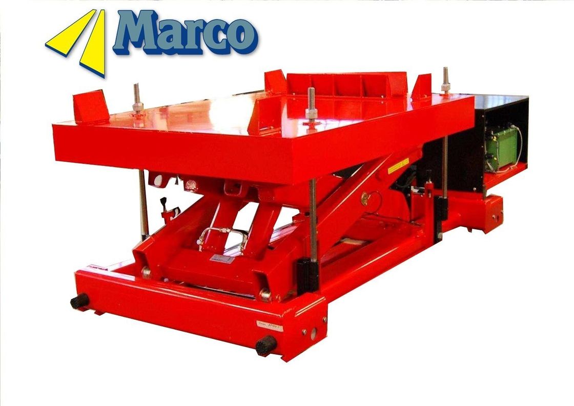 19 Ton Marco Single Scissor Lift Table with Stationary Running Mode and CE Approved