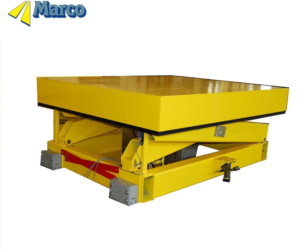 19 Ton Marco Single Scissor Lift Table with Stationary Running Mode and CE Approved